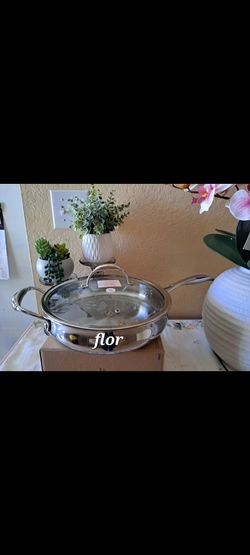 SARTEN DE 10" DE ACERO INOXIDABLE TRI PLY PRINCESS HOUSE 🌻