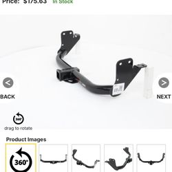 Curt Trailer Hitch Receiver, Class 3, 2”