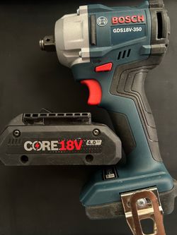BOSCH 18V 3-SPEED 1/2” IMPACT WRENCH W/ 4.0 AH BATTERY