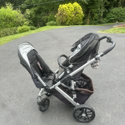 UppaBaby Vista Stroller With Rumble Seat and Bassinet