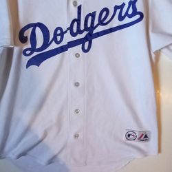 Dodgers Majestic Baseball Jersey,  No Number On Back