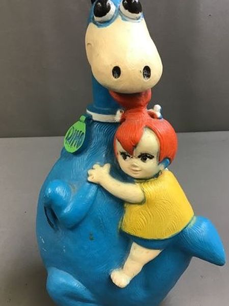 Rare Dino and Pebbles Vintage Coin Bank 1971