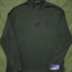 Polo Ralph Lauren Quarter Zip Fleece Green Large 