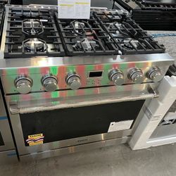 Thor Kitchen 36” Gas Slide In Range - Stainless Steel