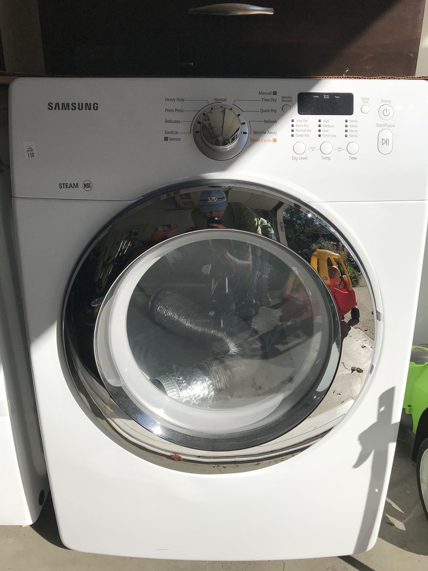 Samsung Electric Dryer, model DV365ETBGWR/A3