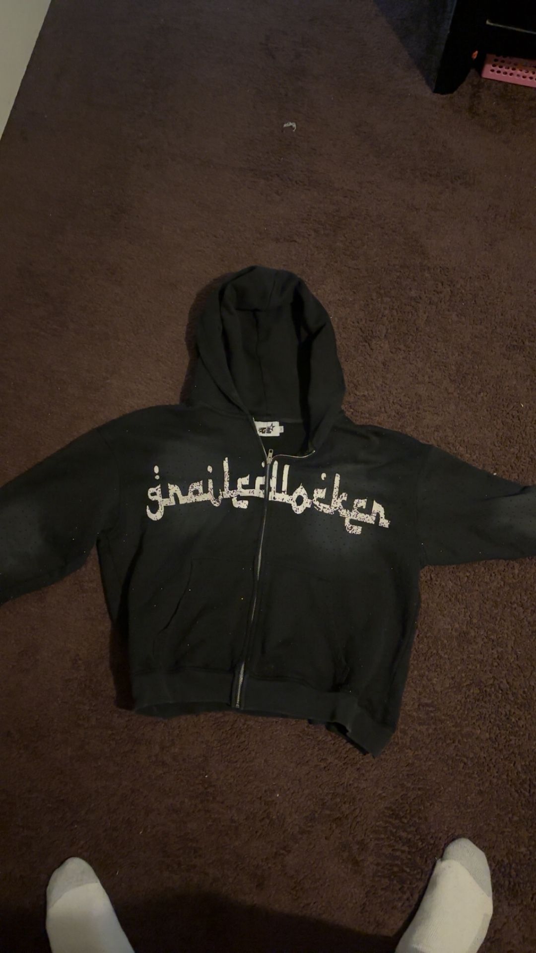 Rhinestone hoodie