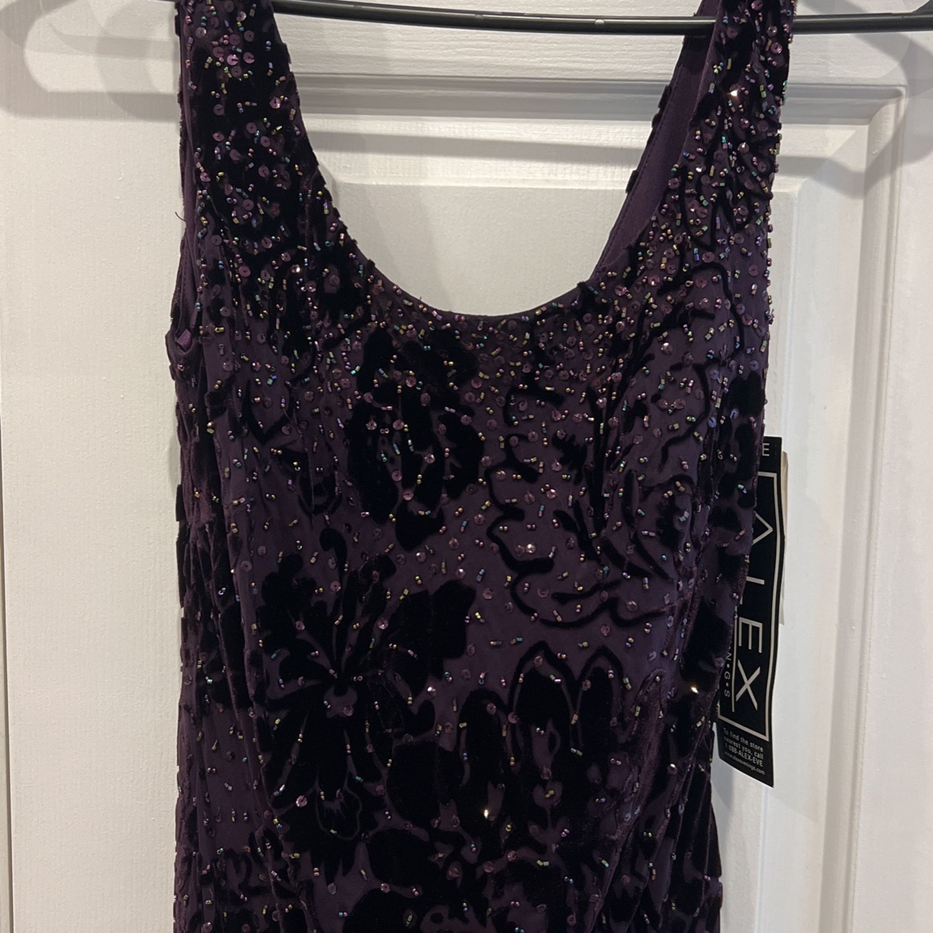 Purple Beaded dress