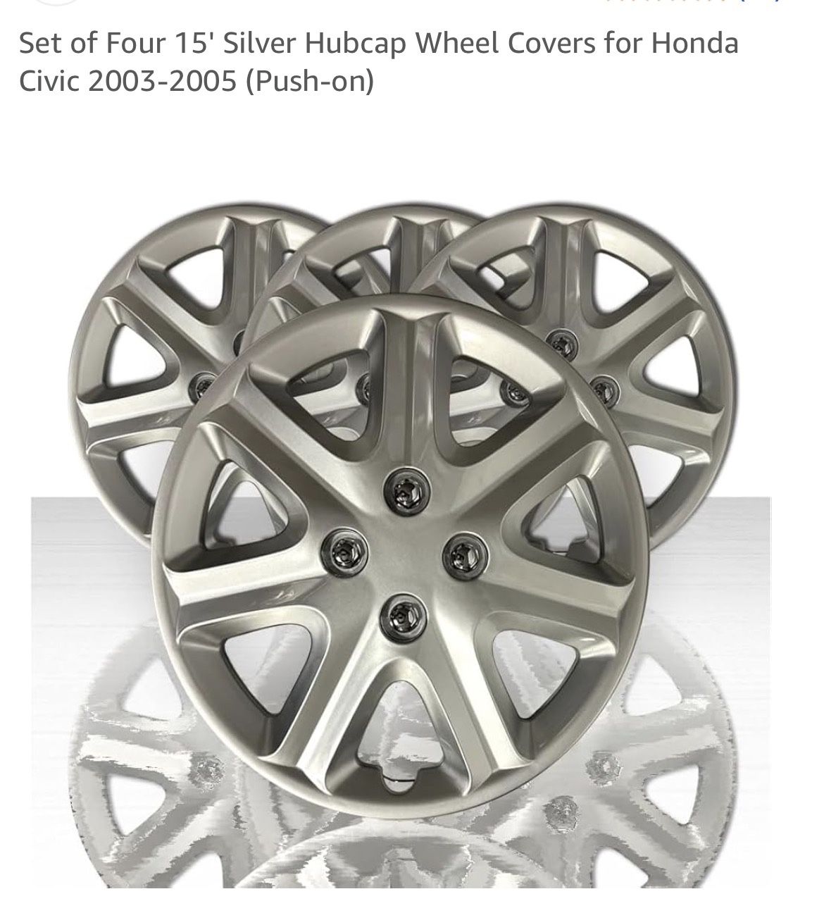 Honda Civic 03-05 Hubcaps 15”