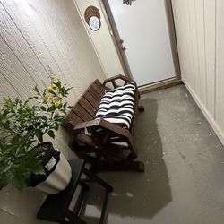 Farm style bench