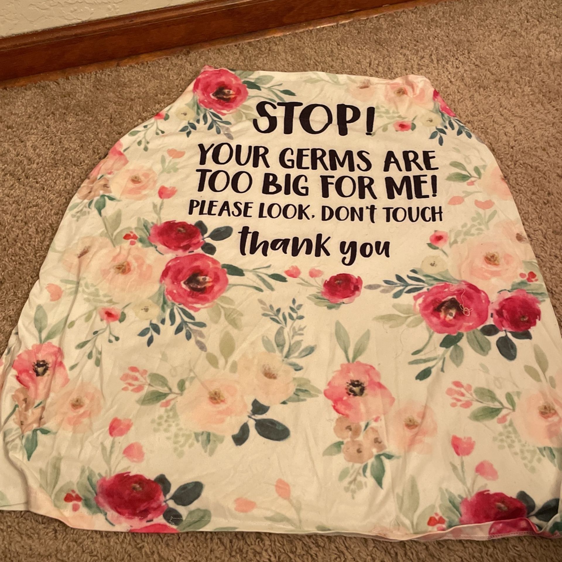Floral Infant Car Seat Cover 
