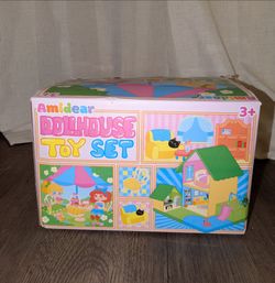 Brand New Amidear Build-A-House Dollhouse Toy Set