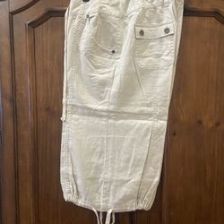 Capri Linen Pants 