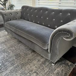 Two Velet Sofa Set