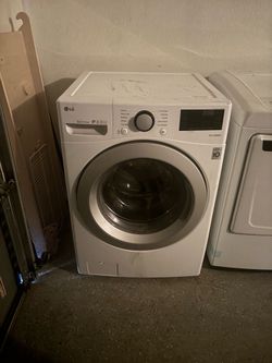 Lg front load washer and electric dryer