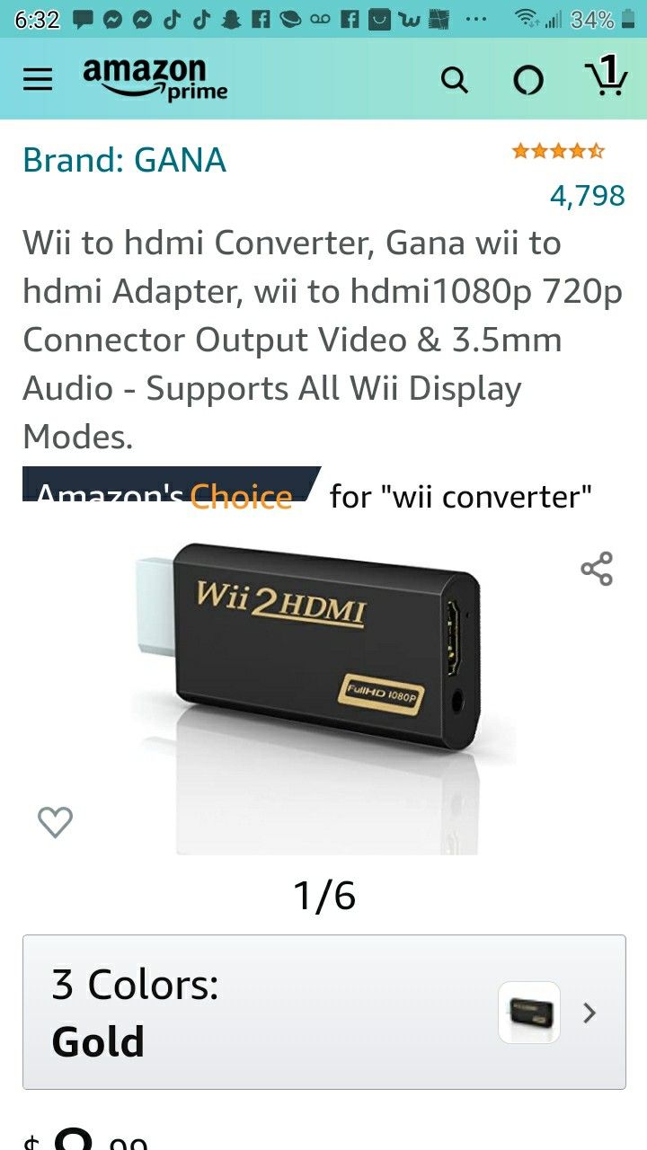 Wii to hdmi converter