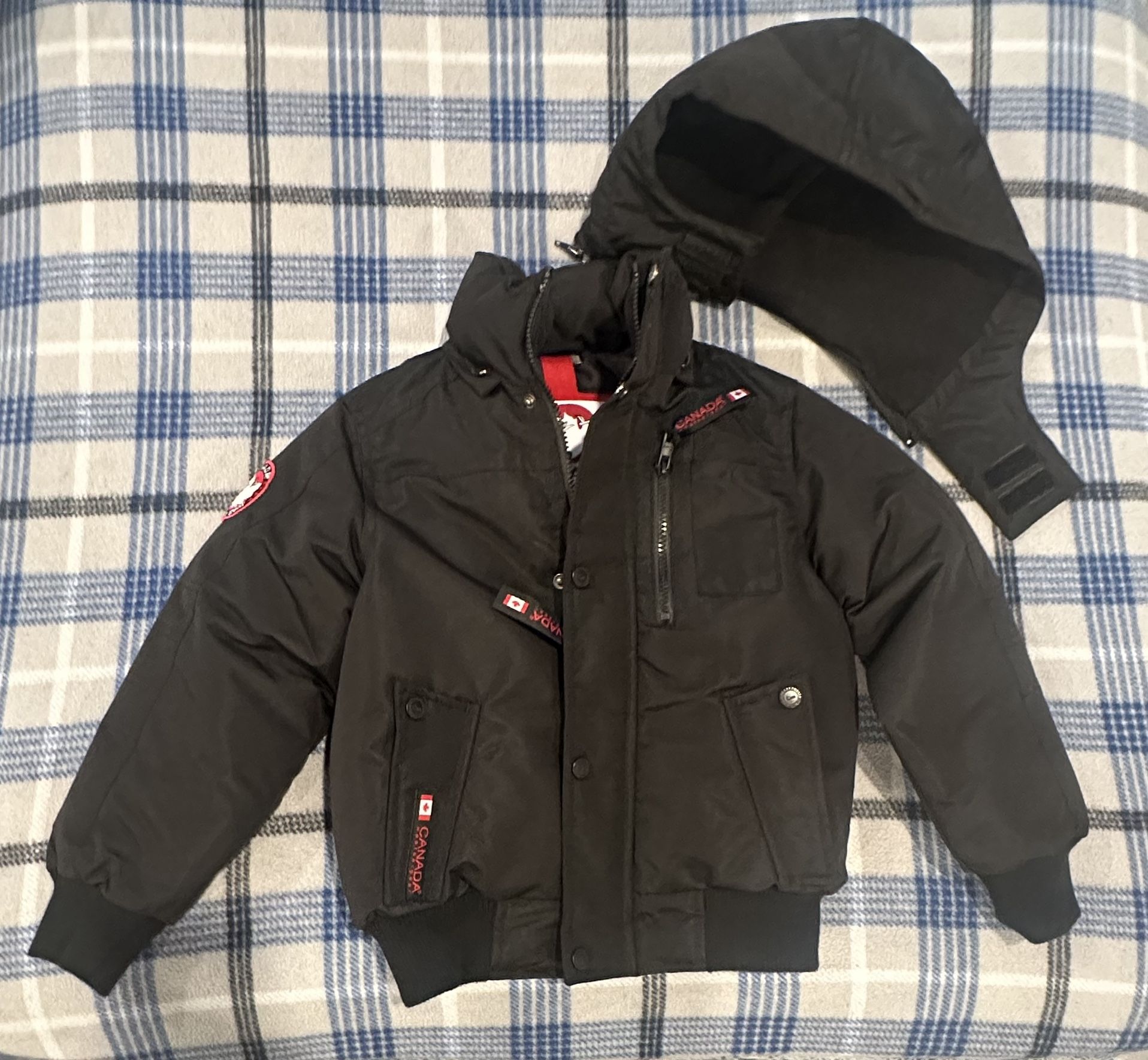 Size 7 Boys Winter Coat - Canada Weather Gear Brand