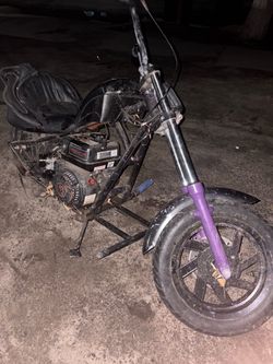 Mini chopper bike