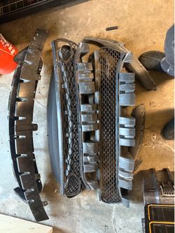 Dodge charger scat pack trims and bumper insierts.