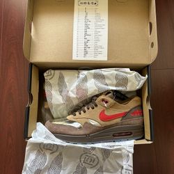 New Nike Air Max 1 x CLOT Kiss Of Death CHA 2021 Size 8.5 DS