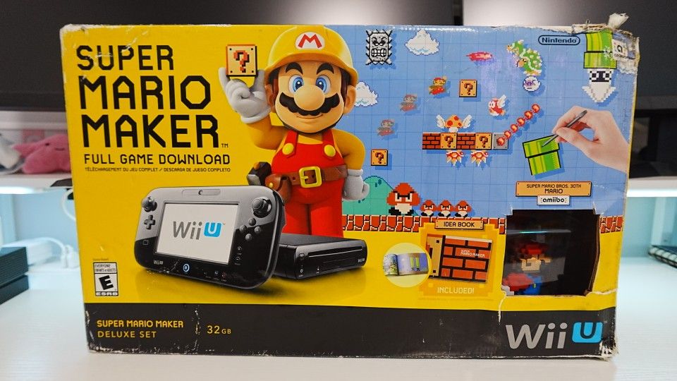 Mario Maker Wii U Console CIB