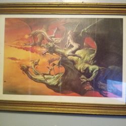 lady on dragon picture