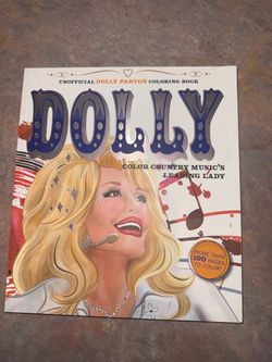 BOOK Unofficial Dolly Parton Coloring Book - NEW