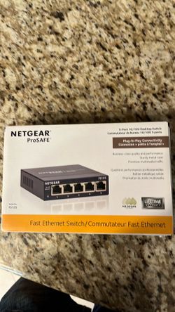 Netgear prosafe 5 port switch New