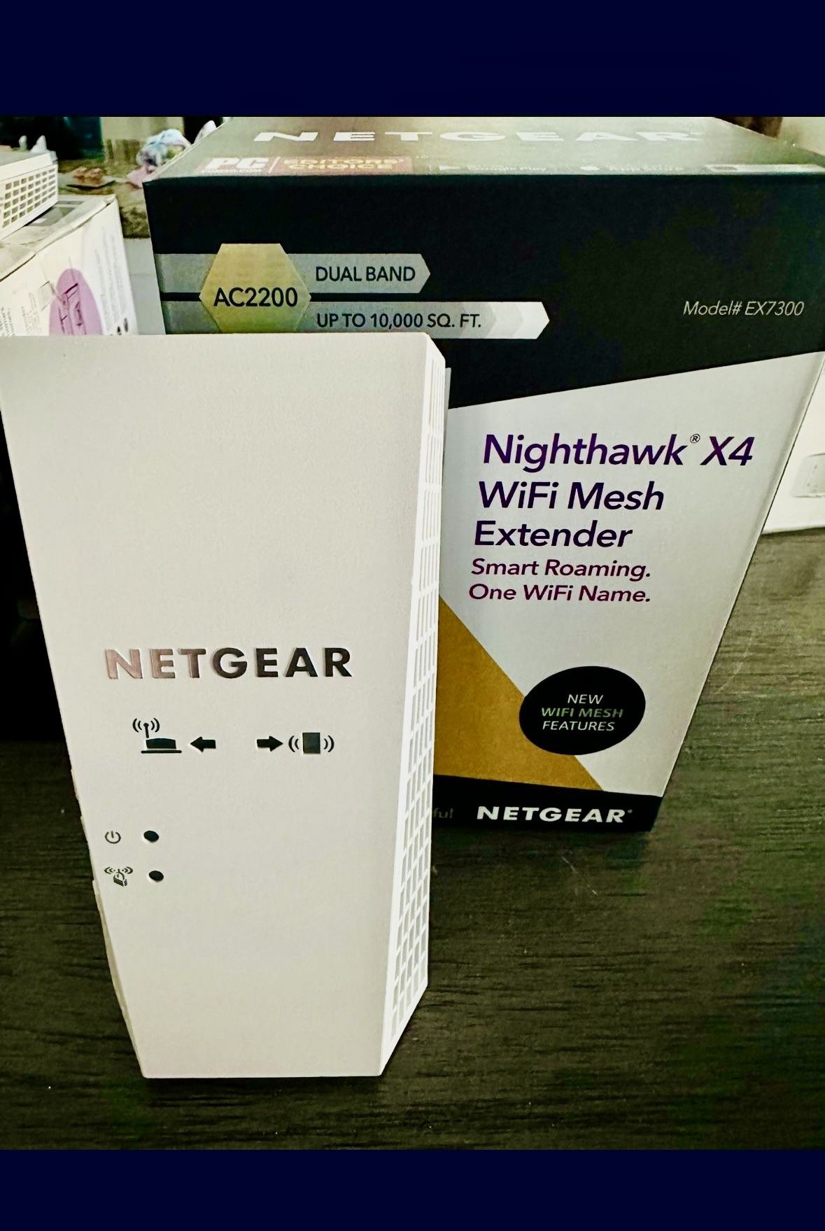 NETGEAR - Nighthawk AC1900 Dual-Band Wi-Fi Range Extender - White