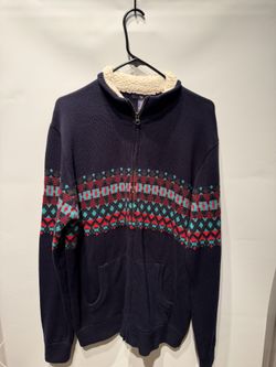 Vintage GAP 100% Lambswool Sweater Mens Preppy 1/4 Zip