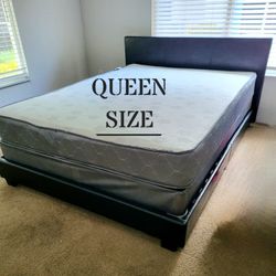 NEW QUEEN-SIZE MATTRESS & BOX SPRING - 2PC