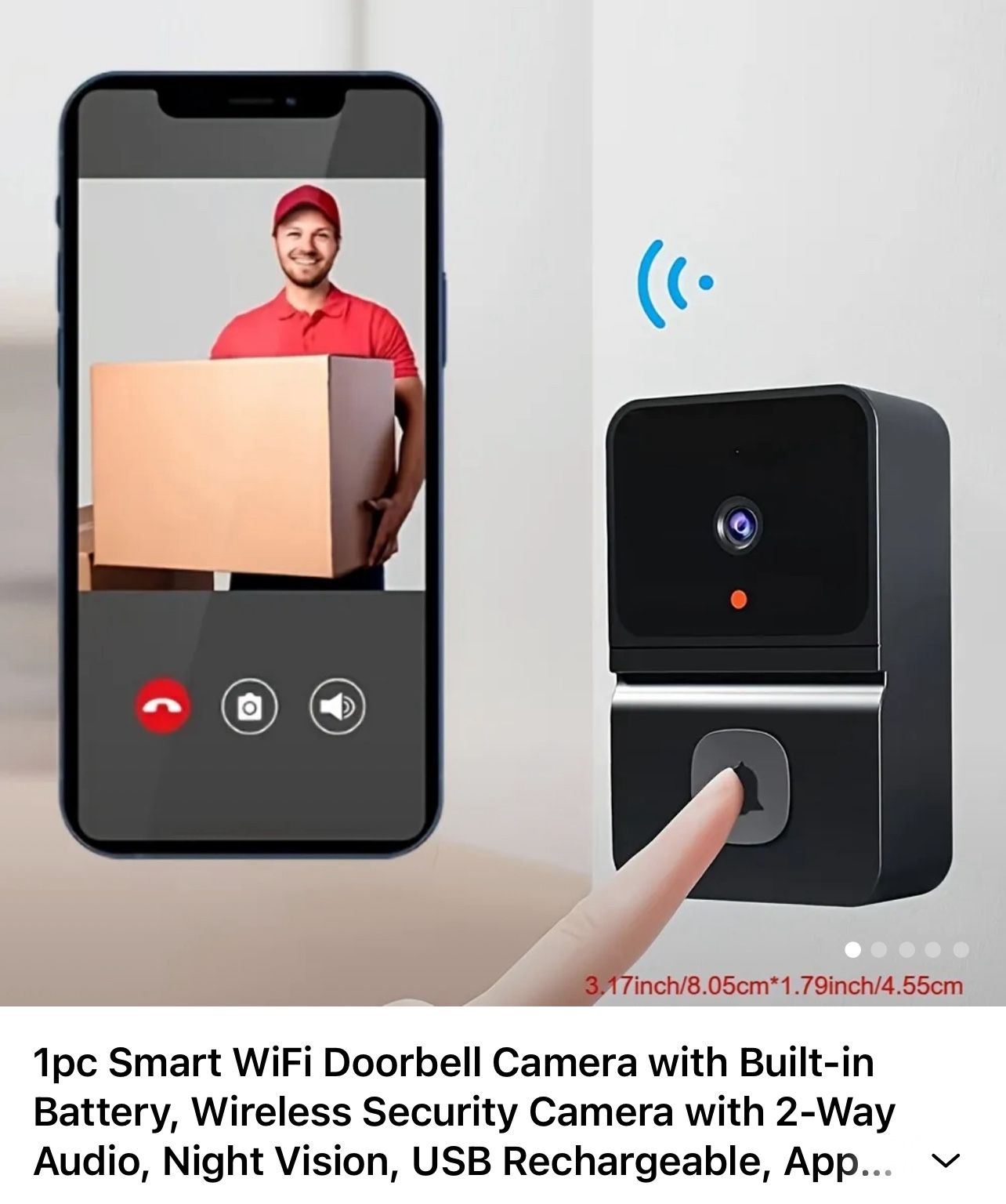 Smart WiFi Doorbell Camera