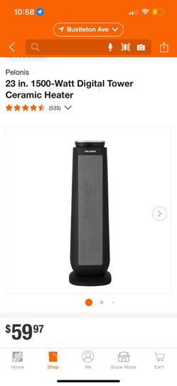 Pelonis Digital Tower Ceramic Heater