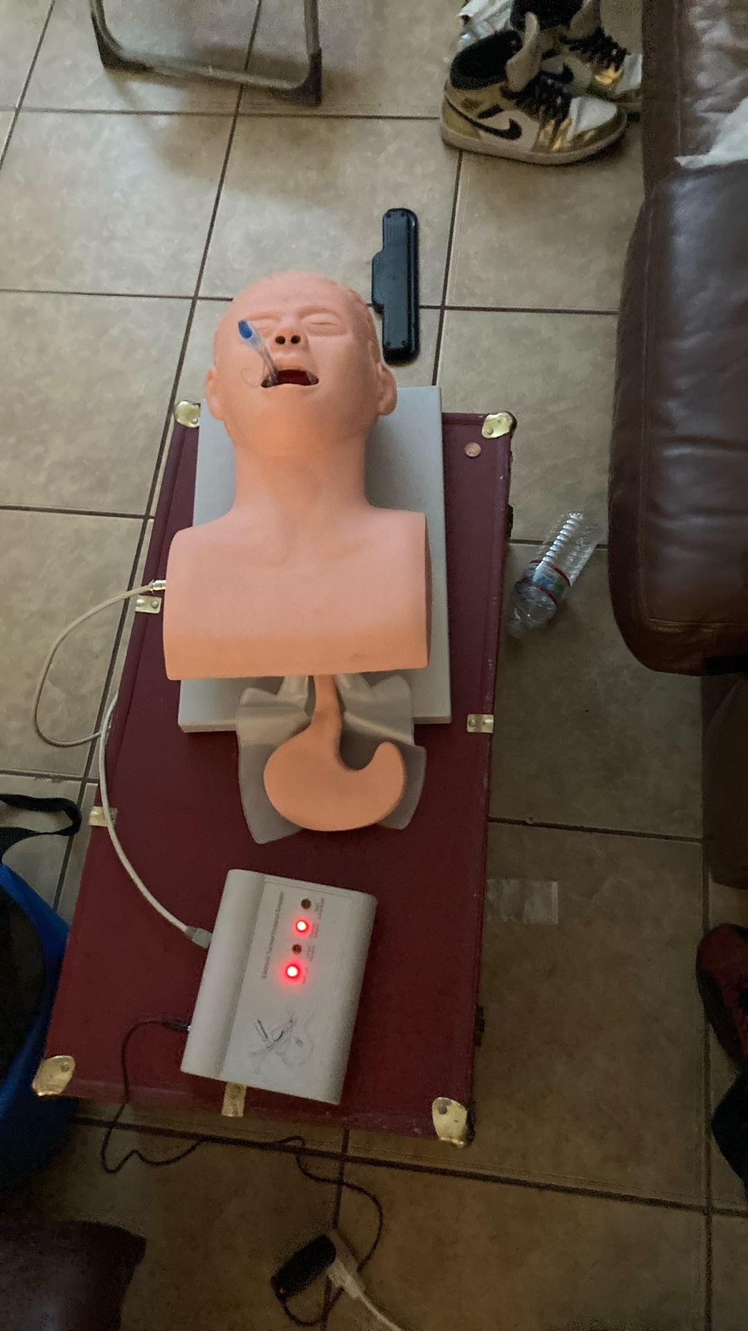 Electronic Tracheal Intubation Simulator