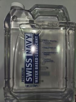 Swiss Navy Premium Water-Based Lubricant - 128 oz