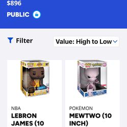 Funko Pop Lot Take All Ppg $900 Asking $400