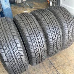 265/70r17 Dunlop Tires Con 80% De Vida Las 4