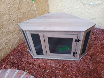 STYLISH CORNER DOG CRATE / DECORATUVE INDOOR PET CAGE