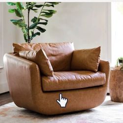 Albany park Swivel Armchair - Vegan Leather