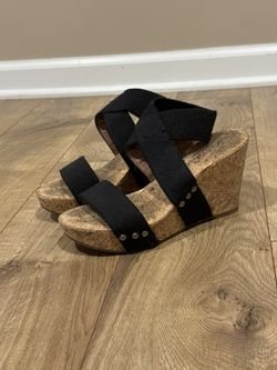 Lucky Brand Cork Wedge Sandals
