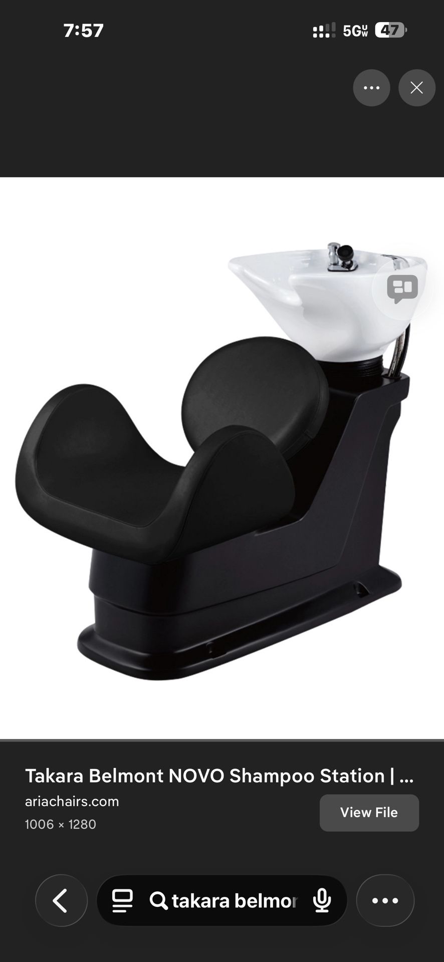 Takara Belmont Shampoo Station