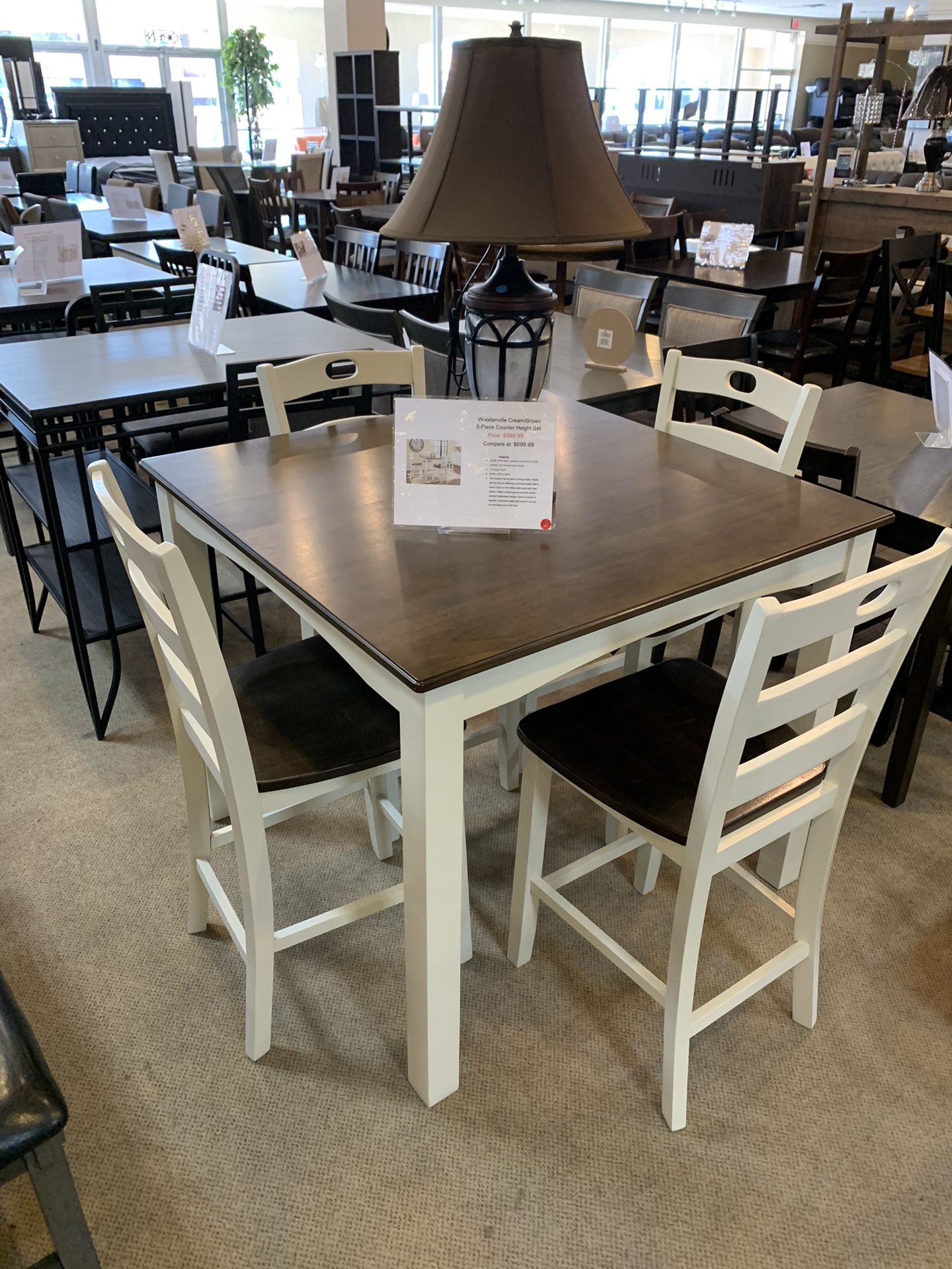 Woodanville 5pc Counter Height Set