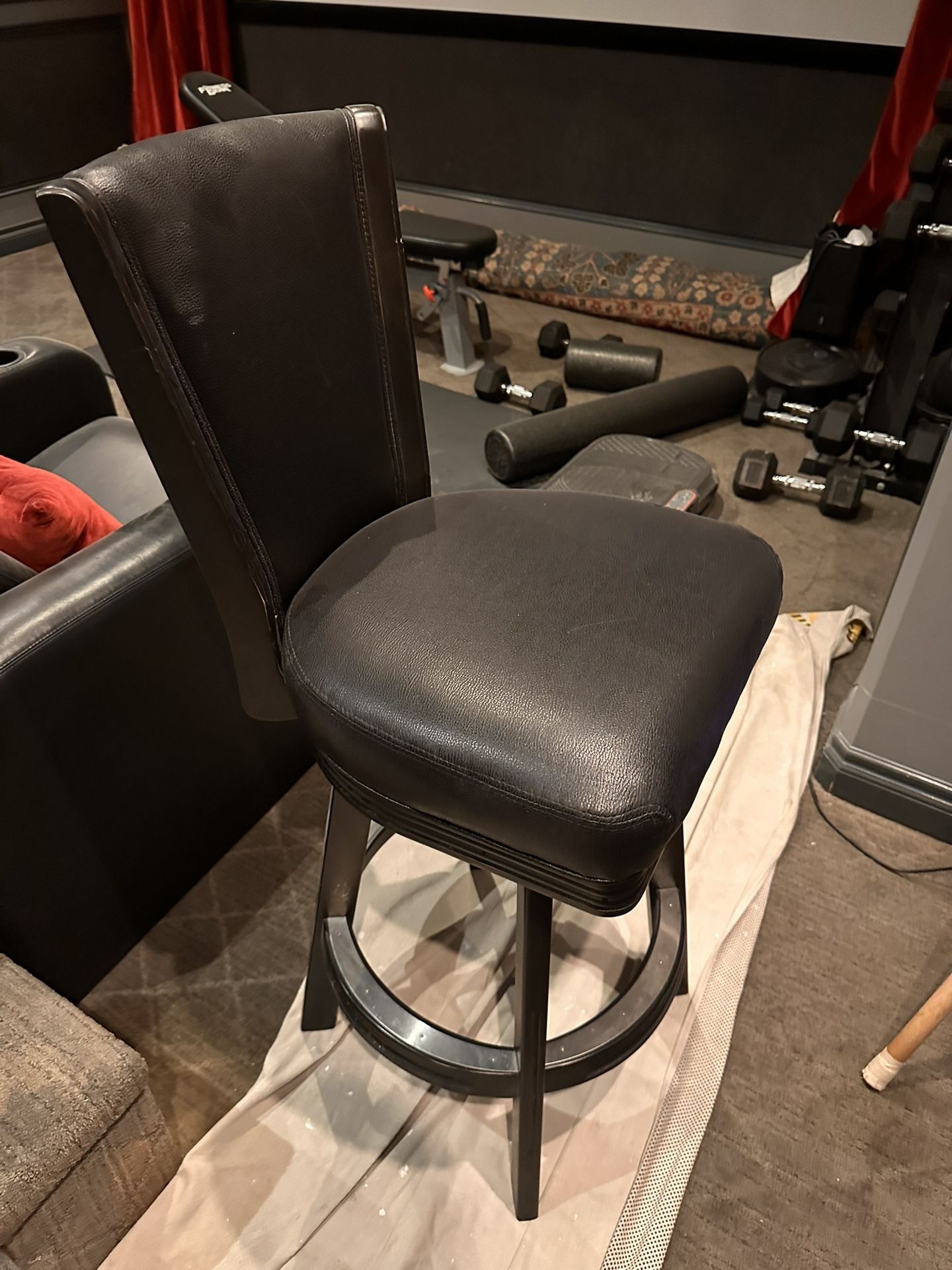 4 Custom Barstools - Good Condition