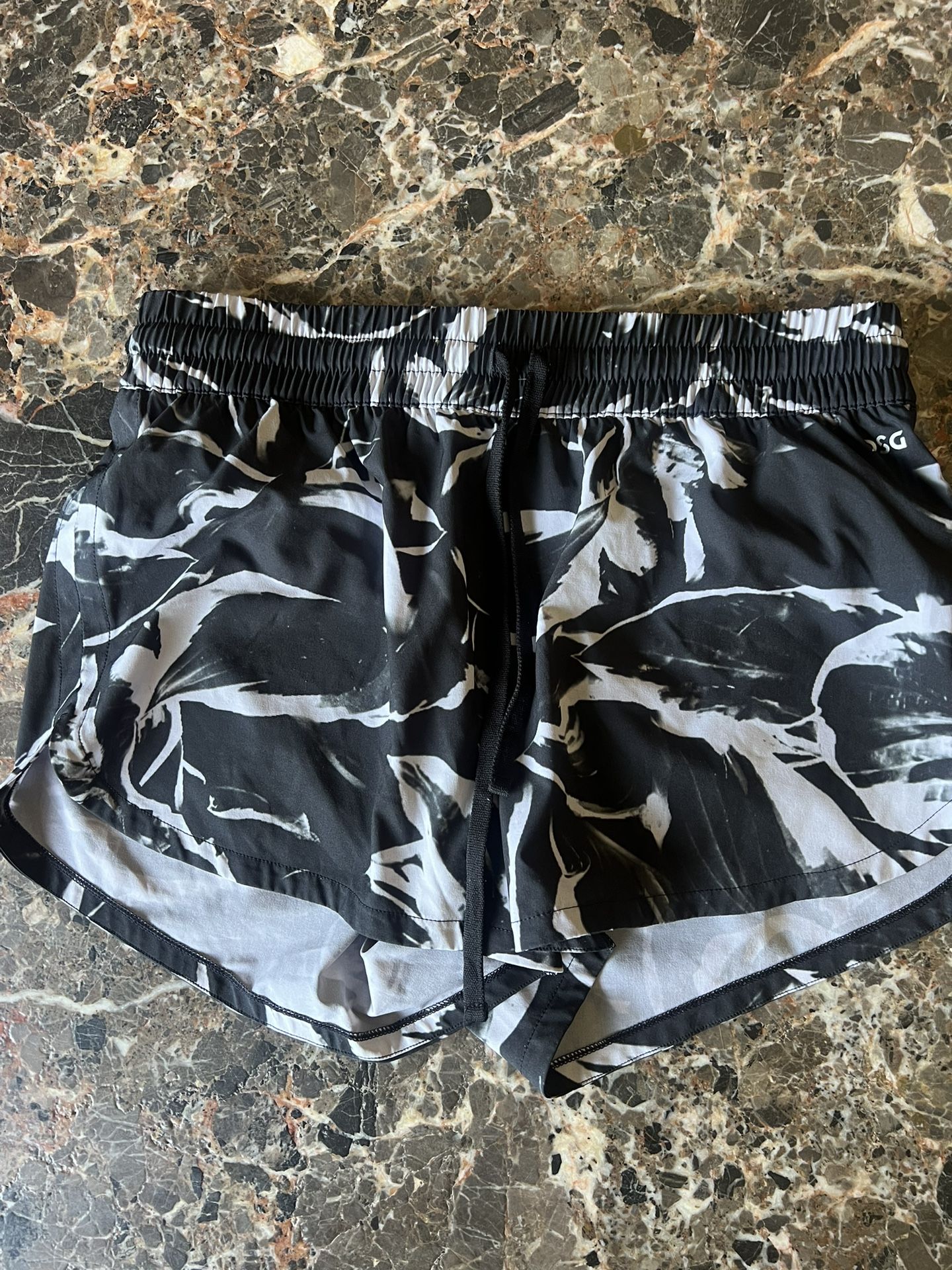 DSG black and white athletic shorts in size small