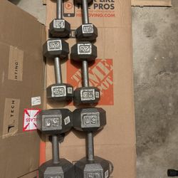 Cast Iron Workout Dumbbells