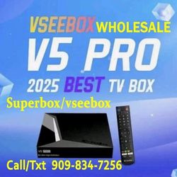 VSEEBOX V5 PRO 2025 BEST TV BOX SUPER BOX - BRAND NEW  - AUTHORIZED DEALER  
