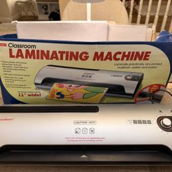 Laminating Machine - excellent condition W/ Pack Of Laminating Pouches