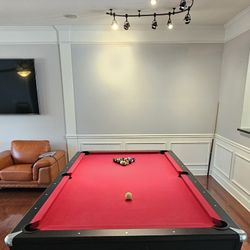 8ft Slate Pool Table