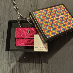Pink Kurt Geiger Micro Bagg !! 