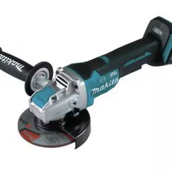 Makita 18V LXT Lithium-Ion Brushless Cordless 4-1/2 in./5 in. Paddle Switch X-LOCK Angle Grinder with AFT, Tool Only