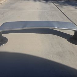 Silver Mitsubishi OEM Evo X Wing